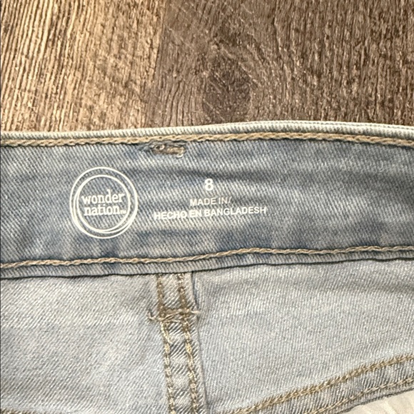 Wonder Nation Blue and Light Denim Kids Shorts Set - Picture 6 of 13